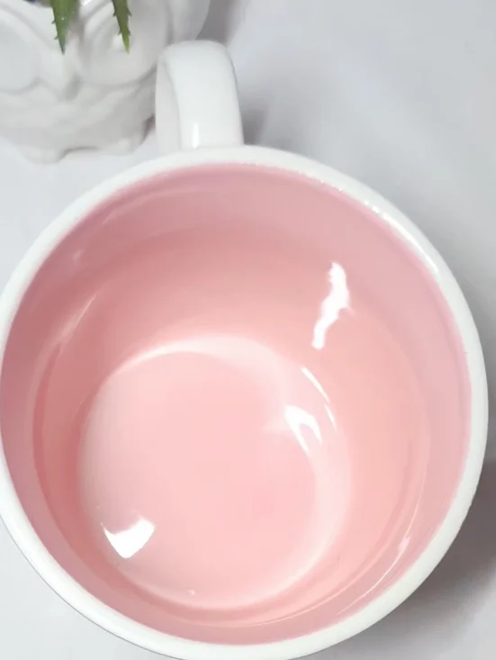 Made In England Harvest Green Studio "Spread the Love" Stonewear Coffee Mug - Picture 4 of 8